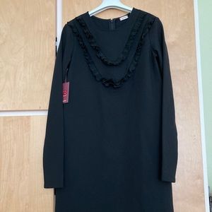 NWT Aritzia Sunday Best ruffle black dress XS